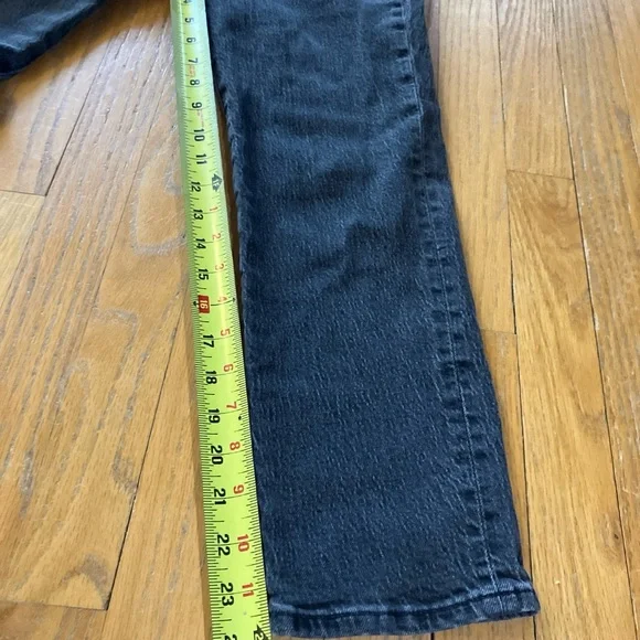 Madewell Black Wash Curvy Perfect Vintage Jean Size Petite 24 - Picture 5 of 9
